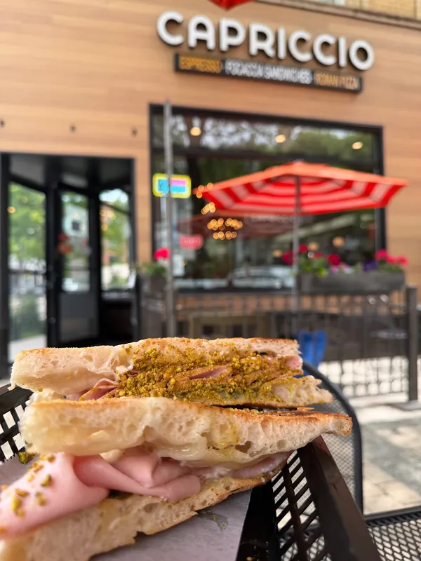 Capriccio: Espresso + Focaccia Sandwiches + Roman Pizza